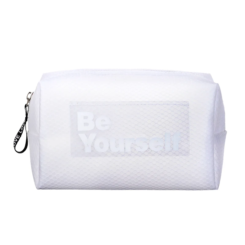 MINISO Tas Kosmetik Wanita Kotak Bentuk Persegi Panjang Tas Makeup Untuk Tas Makeup Saat Perjalanan