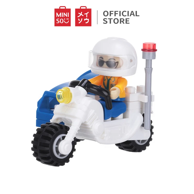 MINISO Blok Bangunan Ramah Lingkungan Plastik ABS Mainan Kotak Bangunan untuk Edukasi Anak untuk Hadiah Anak