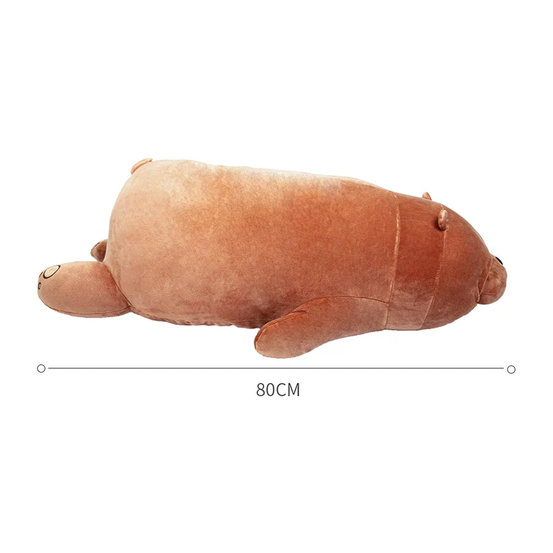 MINISO Boneka 80cm We Bare Bears Berbahan Katun Bantal Lembut untuk Dekorasi di Rumah dan Mobil
