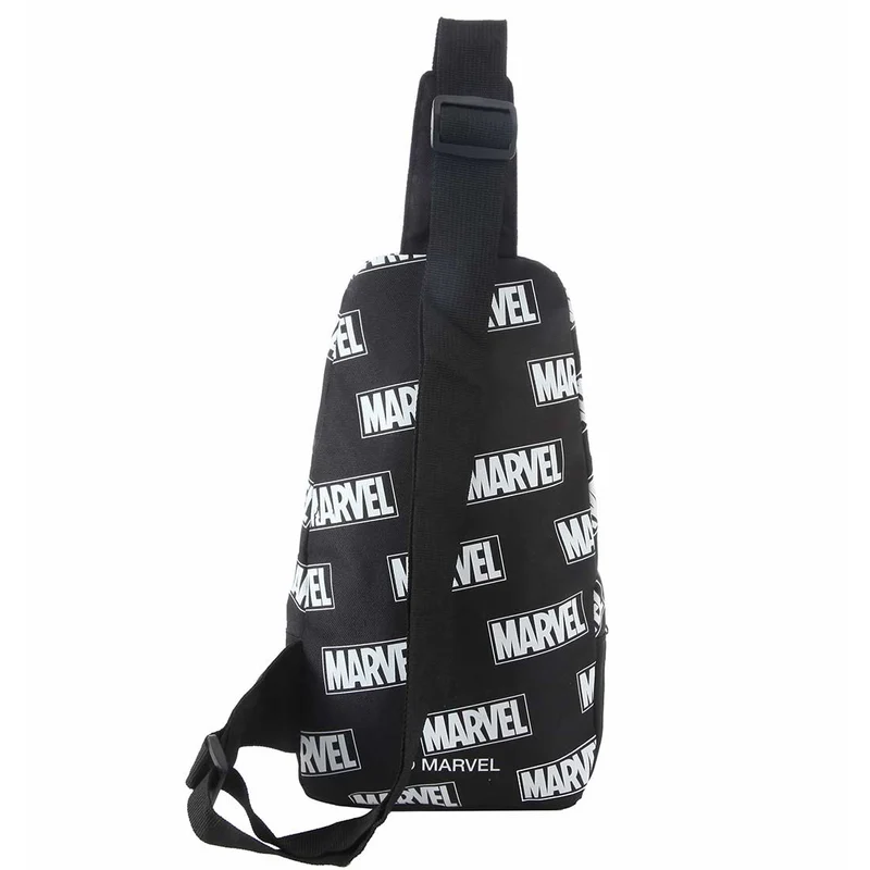 MINISO Marvel Tas Selempang Pria Crossbody Chest Bag Fashion untuk Sekolah Bepergian