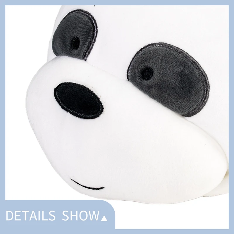 MINISO Boneka 80cm We Bare Bears Berbahan Katun Bantal Lembut untuk Dekorasi di Rumah dan Mobil