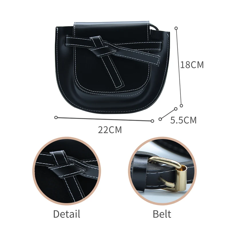 MINISO Handbag Tas Selempang Wanita Sling Bag Saddle Pesta Fashion