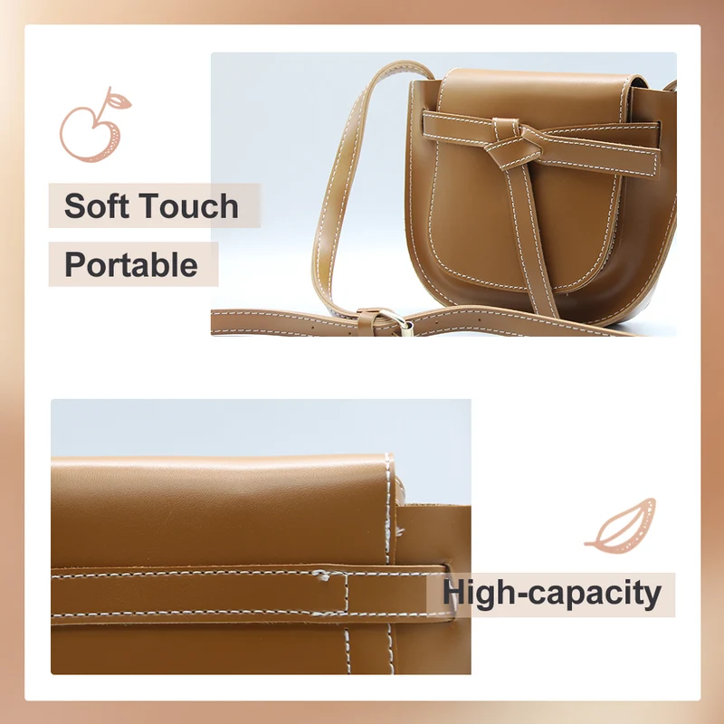 MINISO Handbag Tas Selempang Wanita Sling Bag Saddle Pesta Fashion