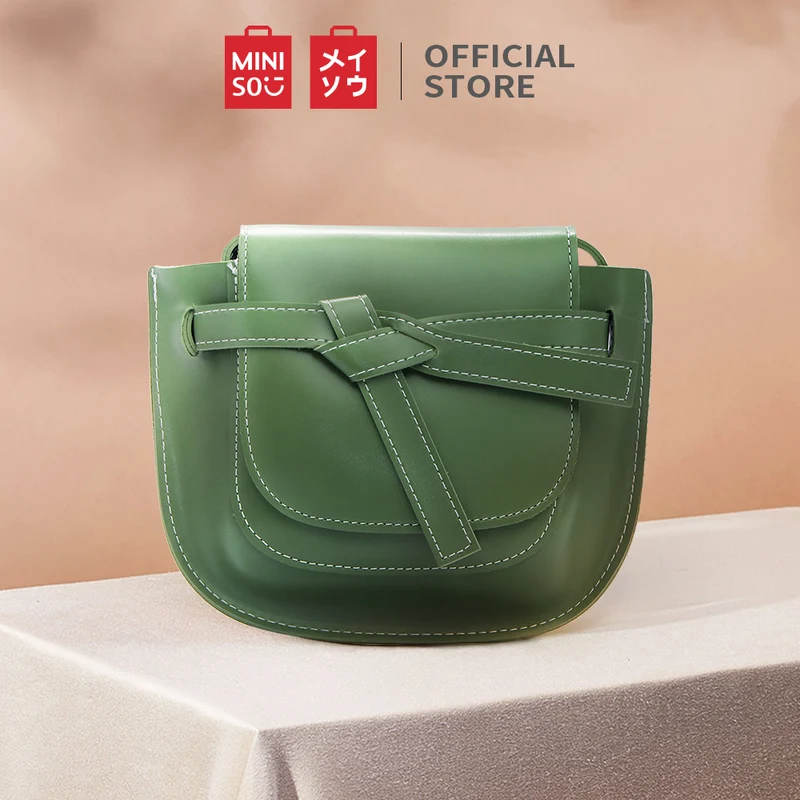 MINISO Handbag Tas Selempang Wanita Sling Bag Saddle Pesta Fashion