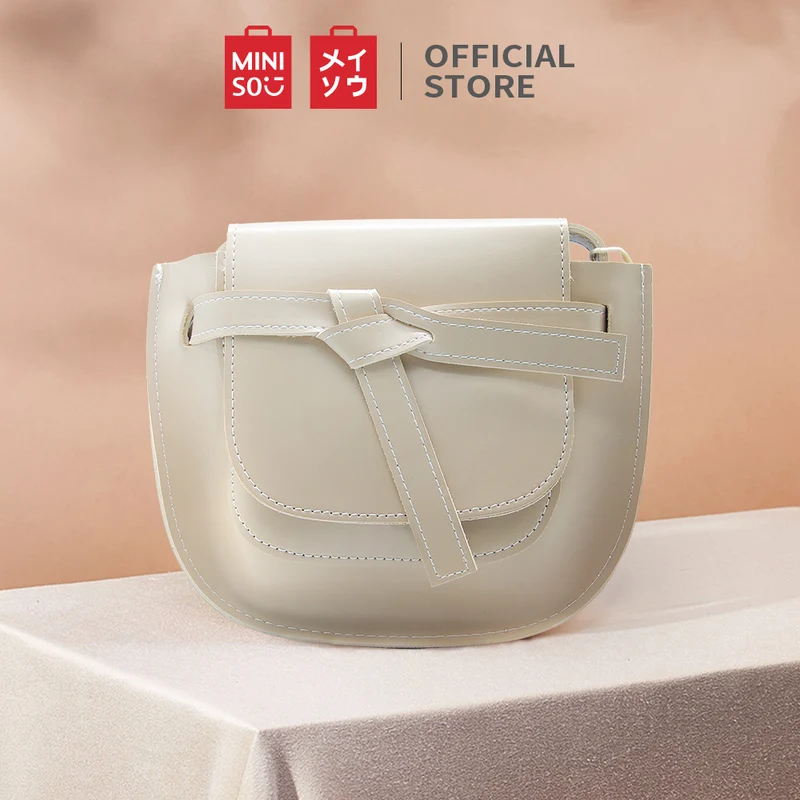 MINISO Handbag Tas Selempang Wanita Sling Bag Saddle Pesta Fashion
