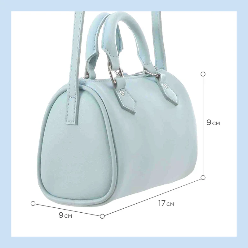 MINISO Tas Selempang Wanita Sling Bag Kecil Bulat Boston Fashion Lucu