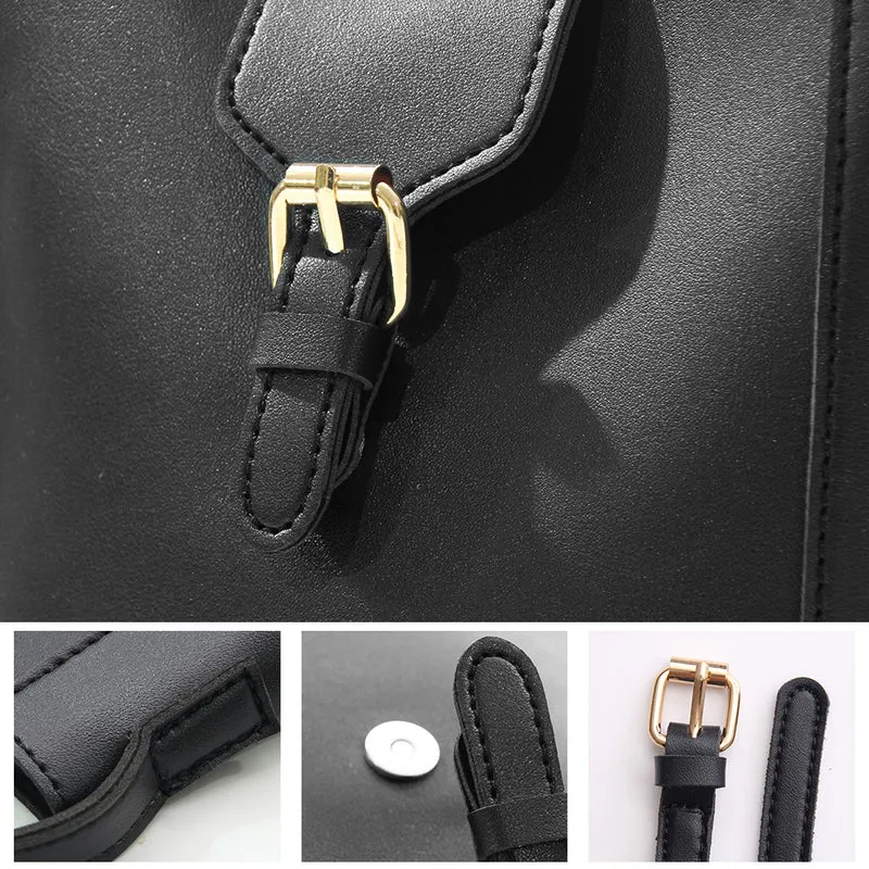 MINISO Tas Selempang Wanita Tas Bahu Bucket Bag Sling Bag Polos Lucu