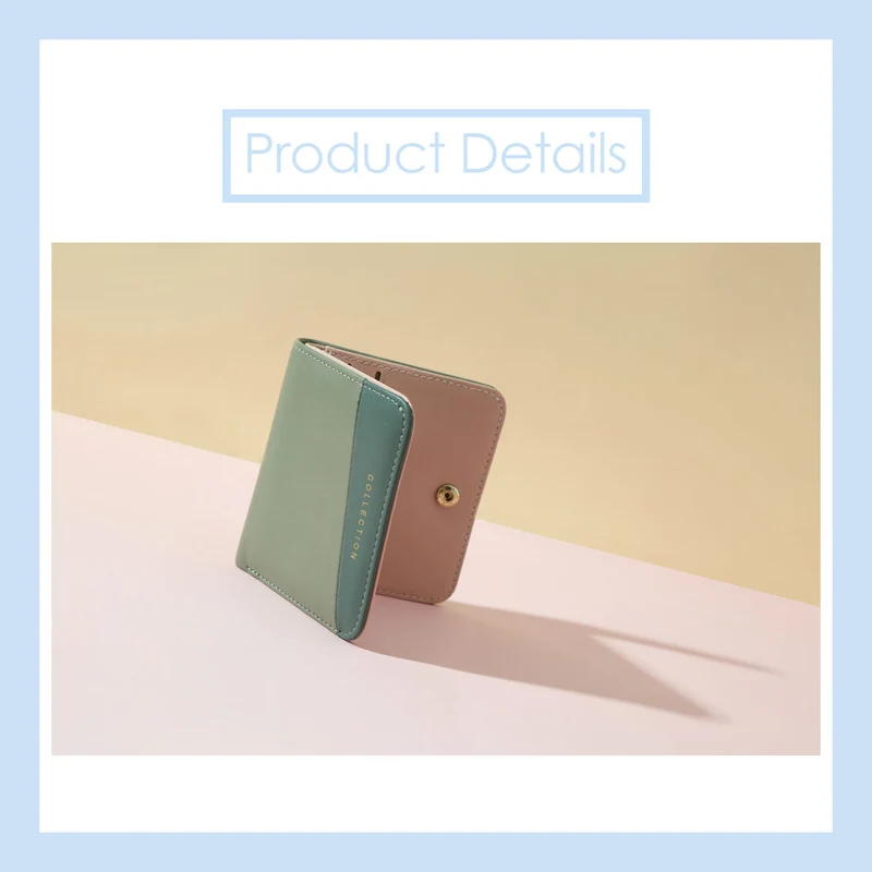 MINISO Dompet Wanita Pendek Kecil Lipat Simple Fashion Korea Elegant