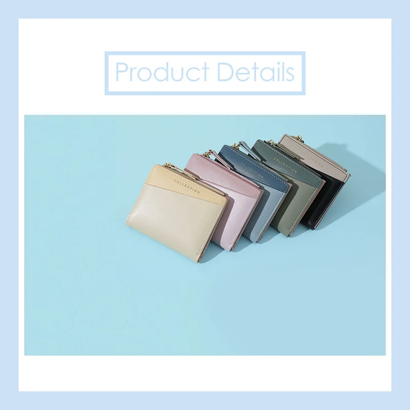 MINISO Dompet Wanita Pendek Kecil Lipat Simple Fashion Korea Elegant