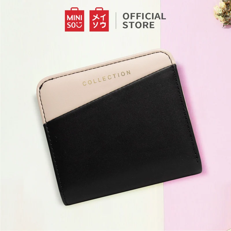 MINISO Dompet Wanita KecilLipat Pendek Dompet