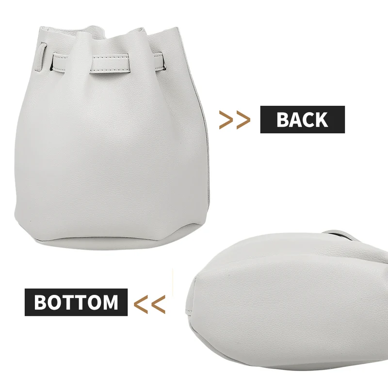 MINISO Tas Selempang Wanita Sling Bag Bucket Bag Ember Metalic Elegan