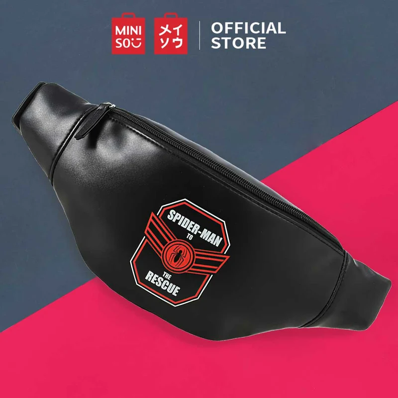 MINISO Marvel Tas Selempang Tas Pinggang Crossbody Waist bag Shoulder Bag Fashion untuk Sekolah Bepergian
