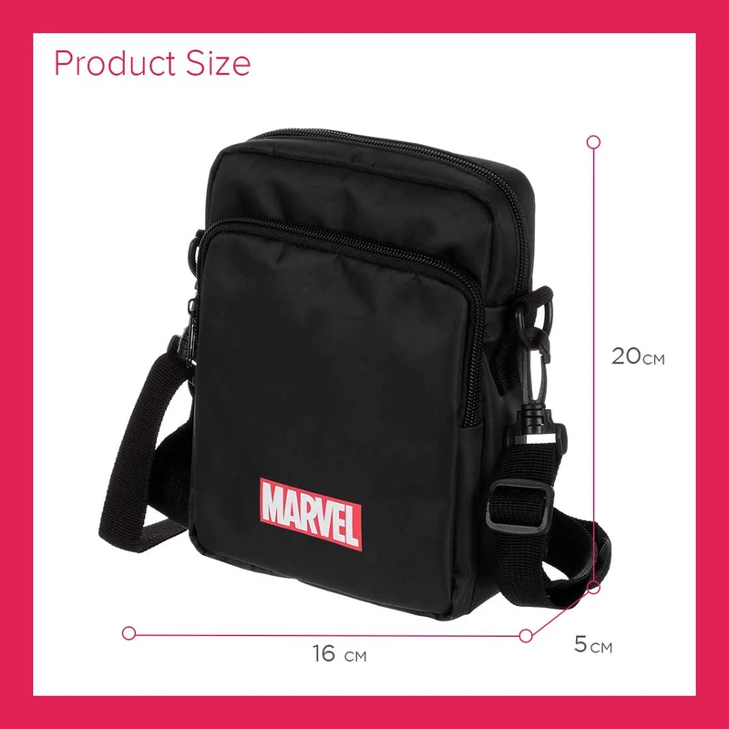 MINISO Marvel Tas Selempang Vertikal Crossbody Shoulder Bag