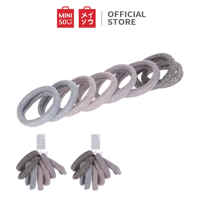 MINISO Ikat Rambut Kunciran 10 Pcs Pack Hair Tie