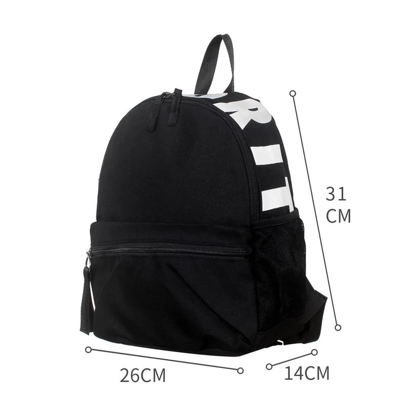 MINISO Tas Ransel Backpack Tas Pungung Travel Simple Huruf Sekolah