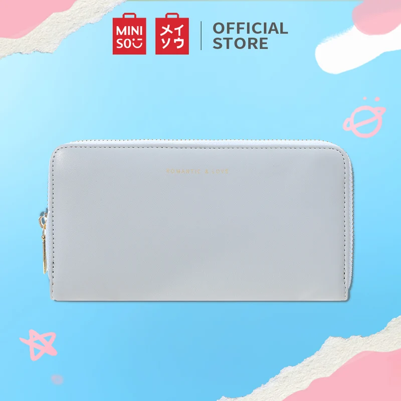MINISO Dompet Wanita Panjang Besar Tempat