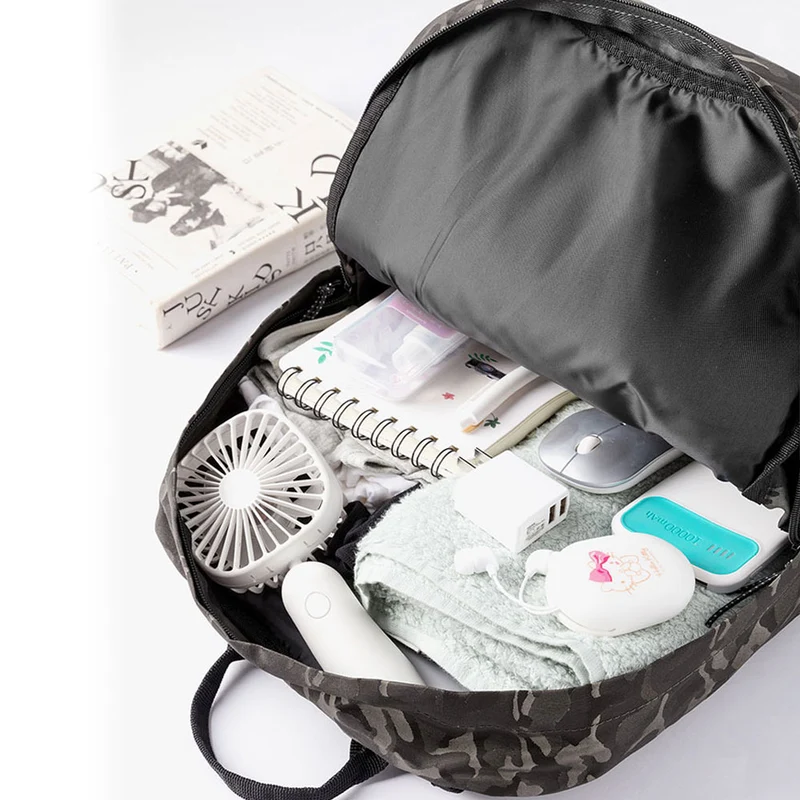 MINISO Kamuflase Tas Ransel