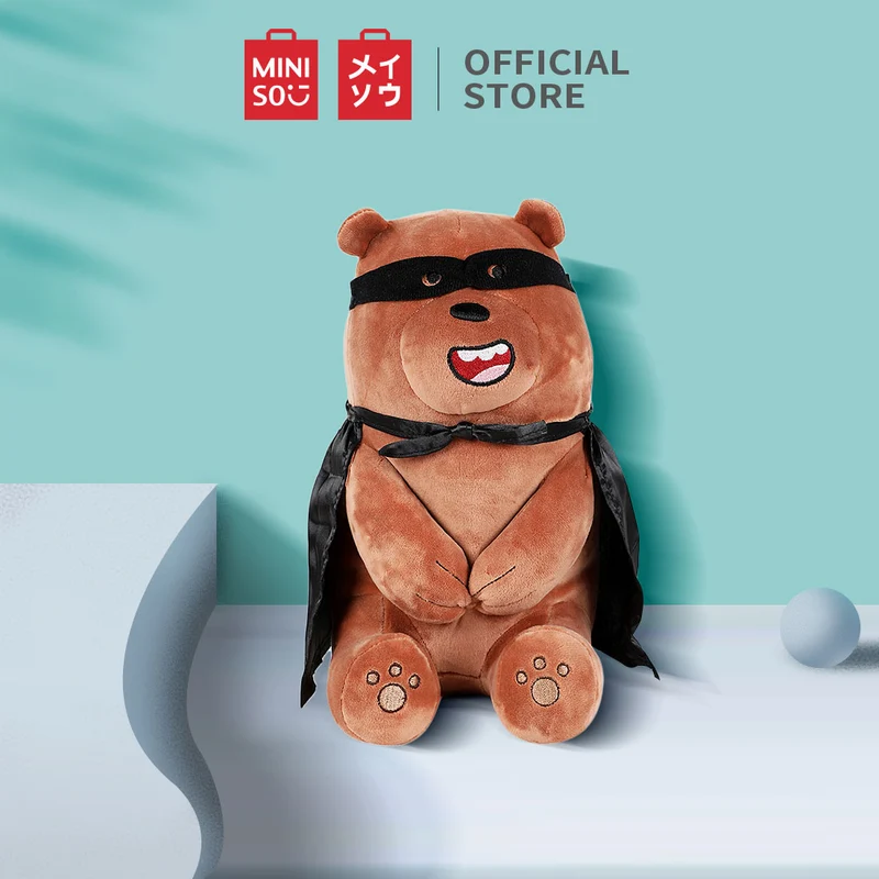 MINISO We Bare Bears Plush 10 Lovely Sitting Stuffed Toy