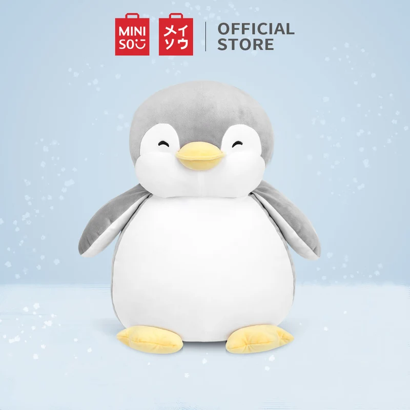 MINISO Boneka Pinguin Lucu Hadiah Untuk Anak-Anak, 48cm