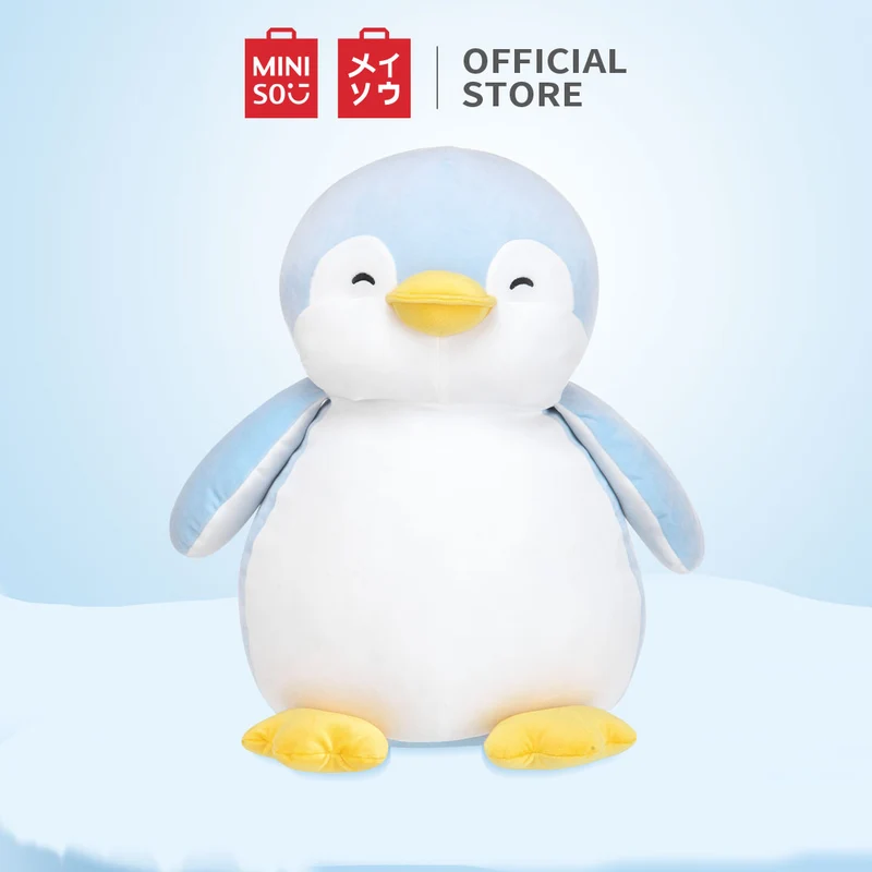 MINISO Boneka Pinguin Lucu Hadiah Untuk Anak-Anak, 48cm