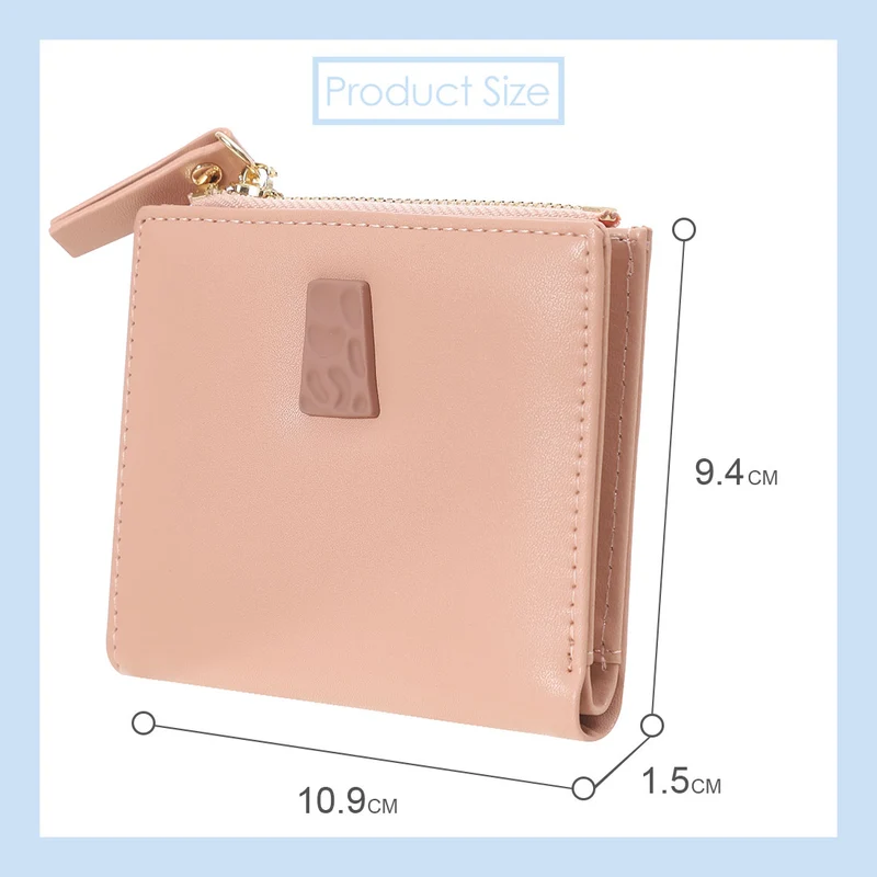 MINISO Dompet Wanita Kecil Lipat Tas Mini Pendek Tempat