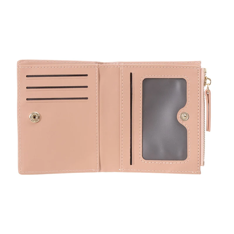 MINISO Dompet Wanita Kecil Lipat Tas Mini Pendek Tempat