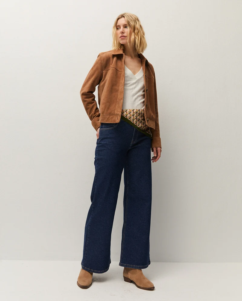 Pantalón denim indigo