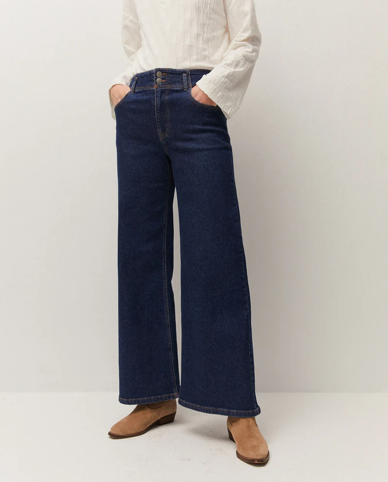 Pantalón denim indigo