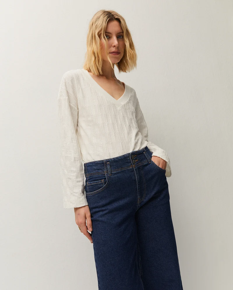 Pantalón denim indigo