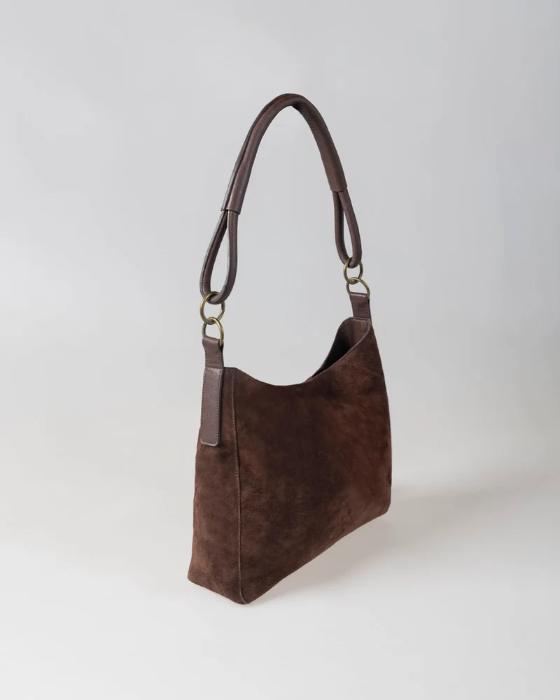 Bolso mediano de ante