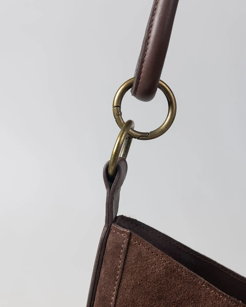 Bolso mediano de ante