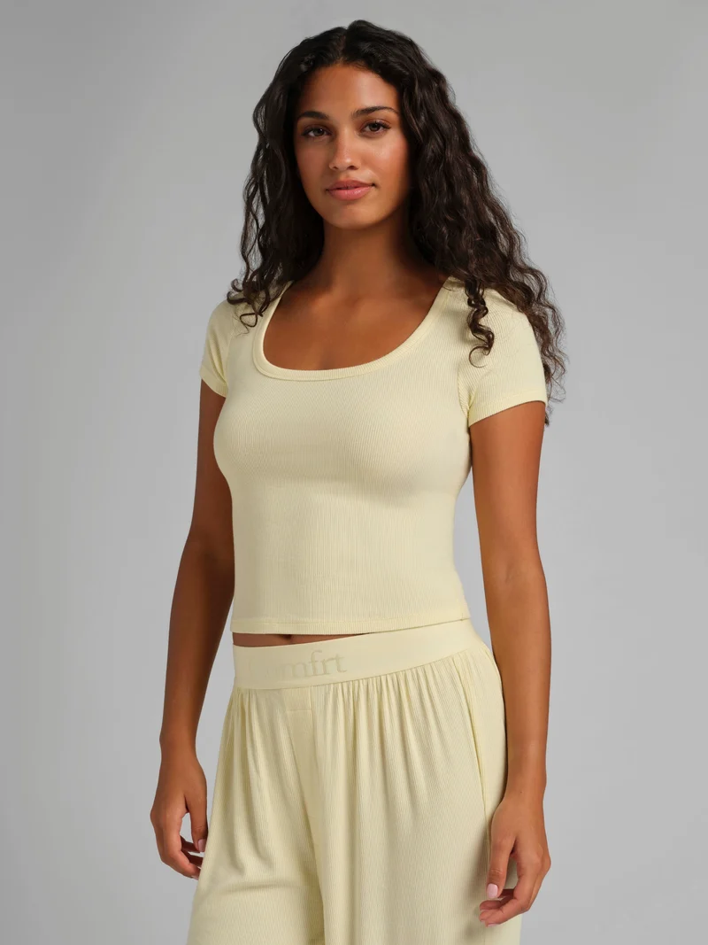 Slinky Rib Baby Tee