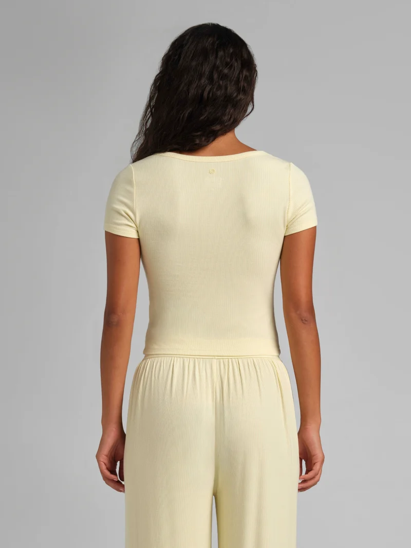 Slinky Rib Baby Tee
