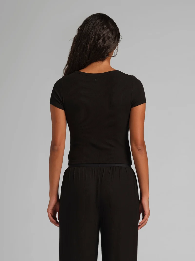 Slinky Rib Baby Tee