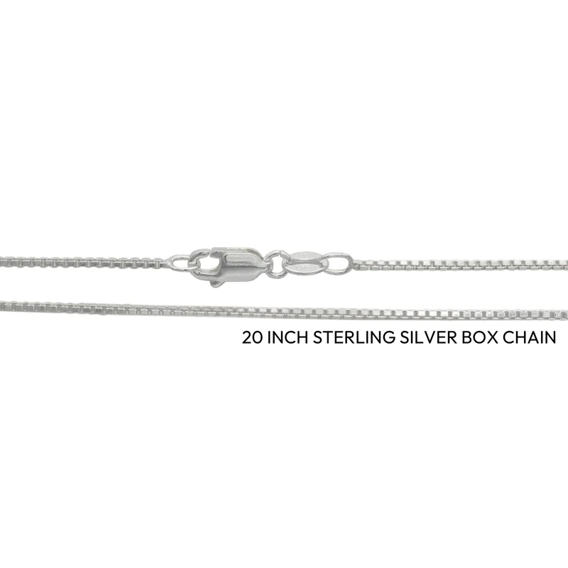 20" Sterling Silver 1.2mm Box Chain