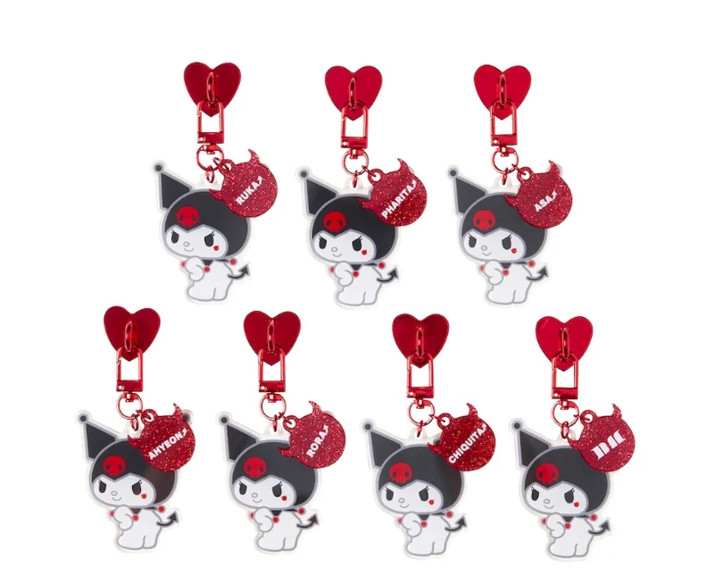[BABYMONSTER] Kuromi : Keyring Hanger & Charm Set