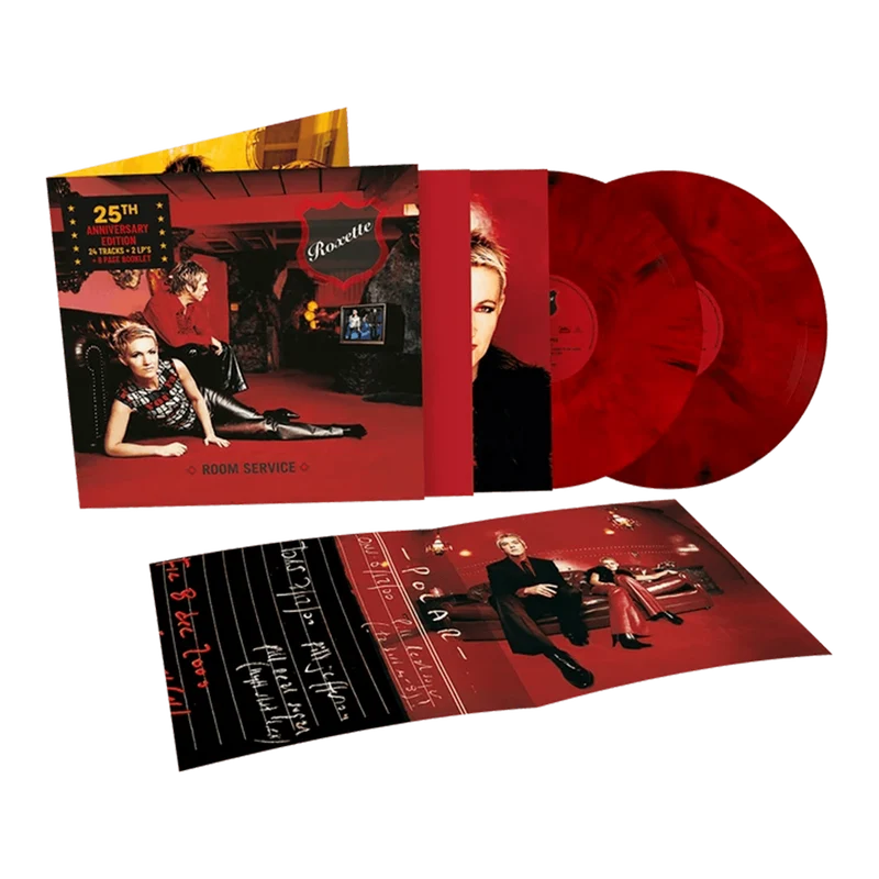Roxette - 2LP Vinilo Rojo "Room Service (25th Anniversary)"