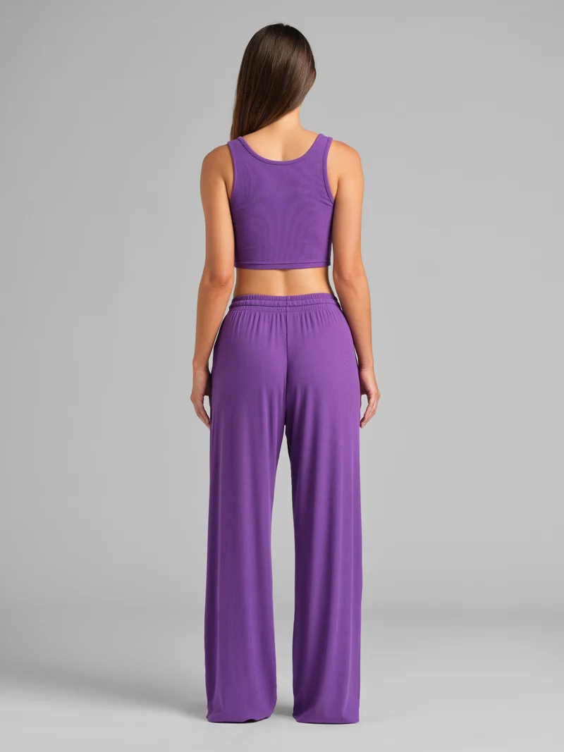 Rib Contour Pants