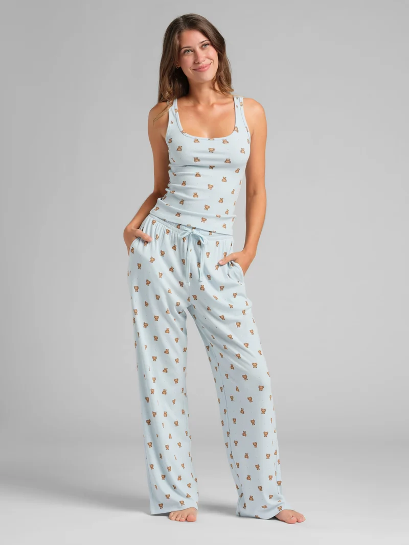 Rib Contour Pants