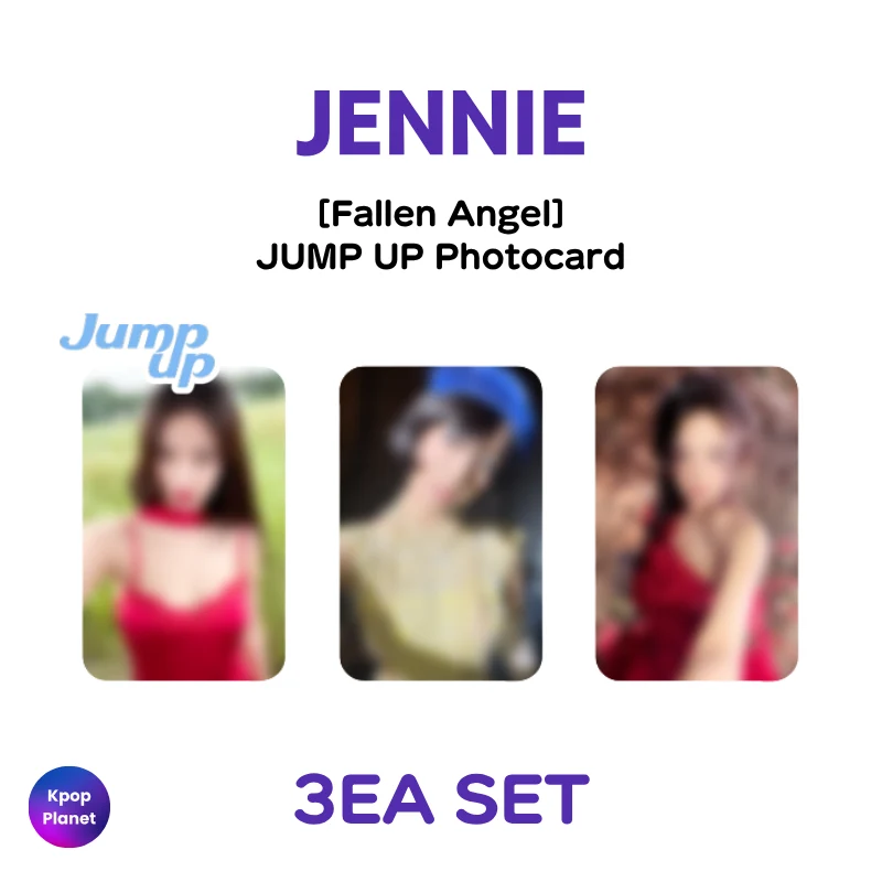 BLACKPINK JENNIE JUMP UP Photocard [Fallen Angel]