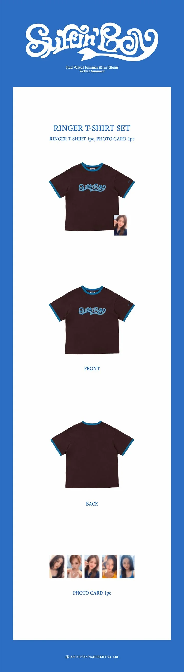 RED VELVET - Summer Mini Album [Velvet Summer] MD: APPAREL