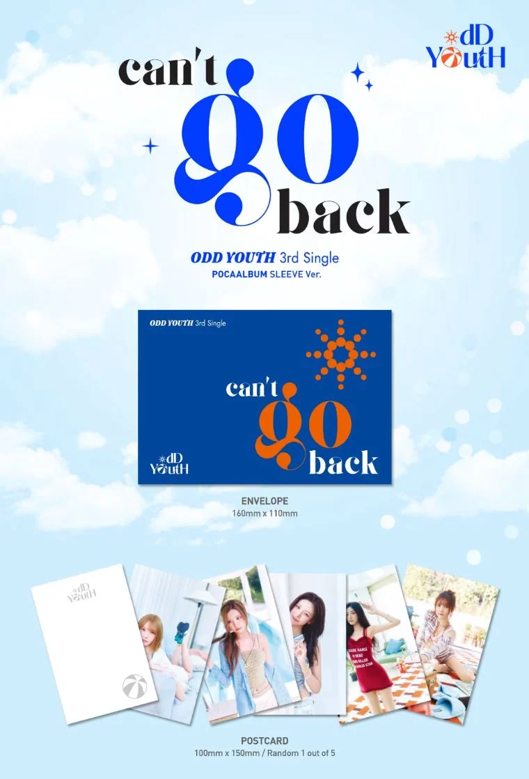 ODD YOUTH - CAN'T GO BACK (POCAALBUM SLEEVE Ver.)