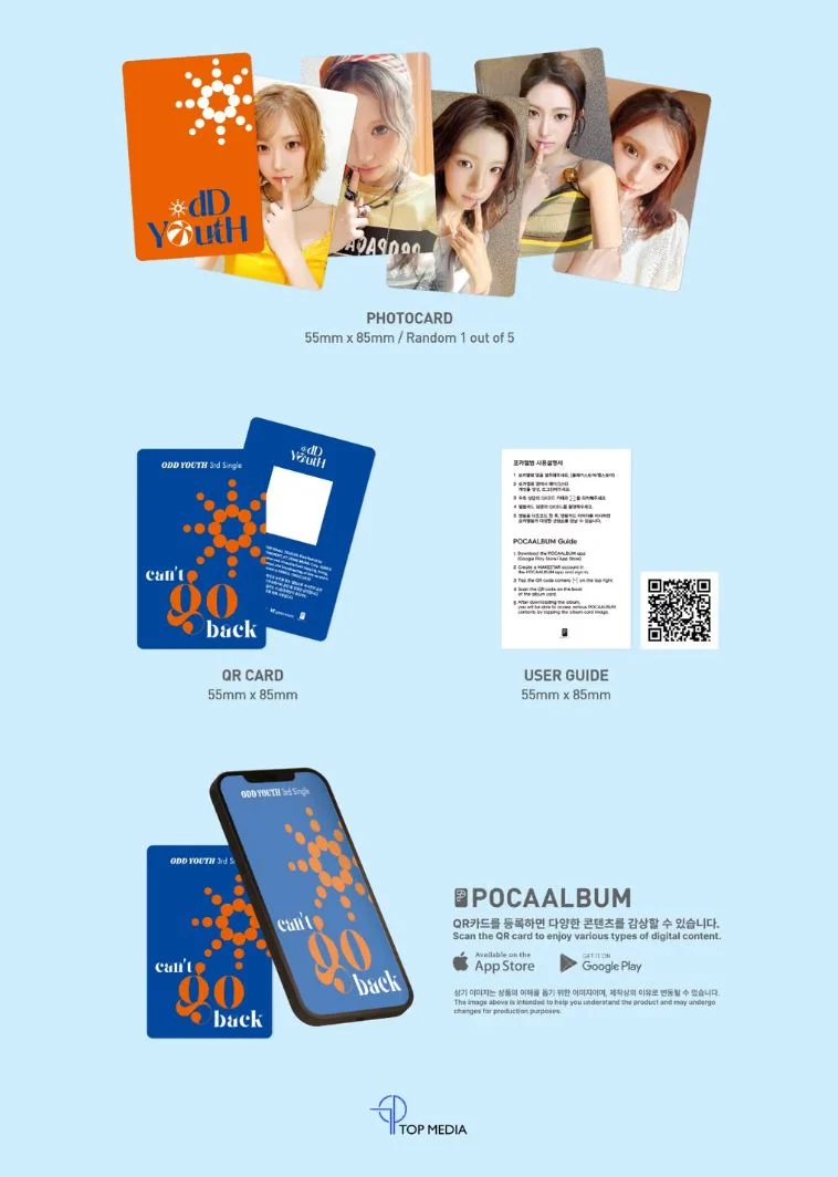ODD YOUTH - CAN'T GO BACK (POCAALBUM SLEEVE Ver.)