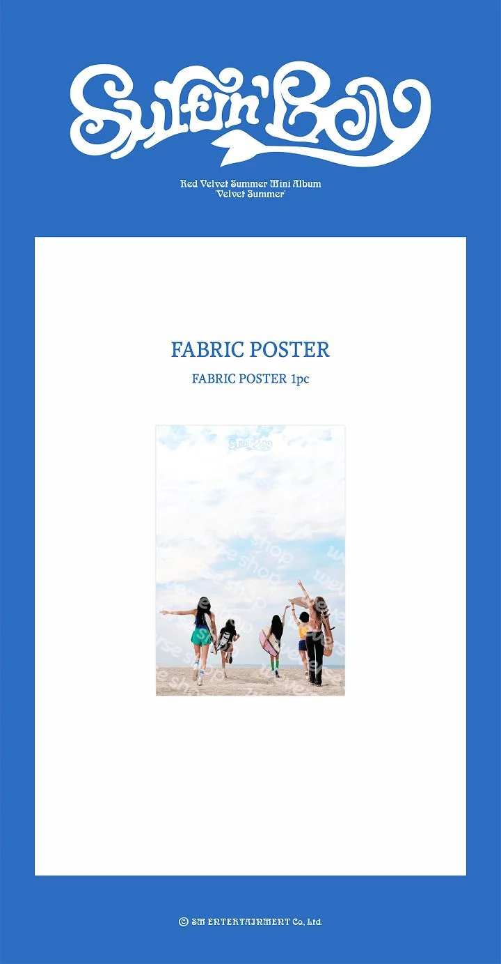 RED VELVET - Summer Mini Album [Velvet Summer] MD: FABRIC POSTER