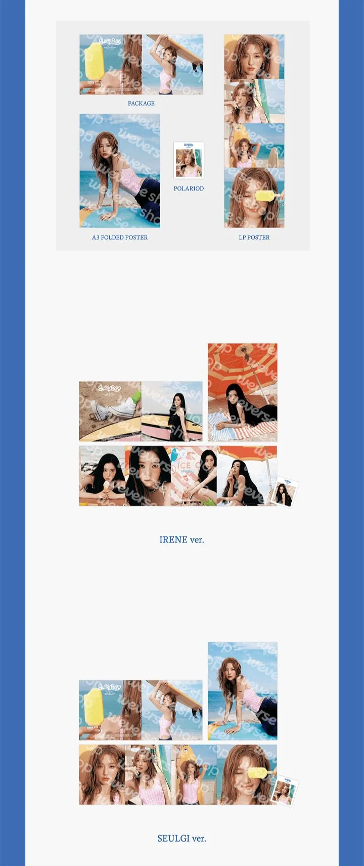 RED VELVET - Summer Mini Album [Velvet Summer] MD: PHOTO GOODS