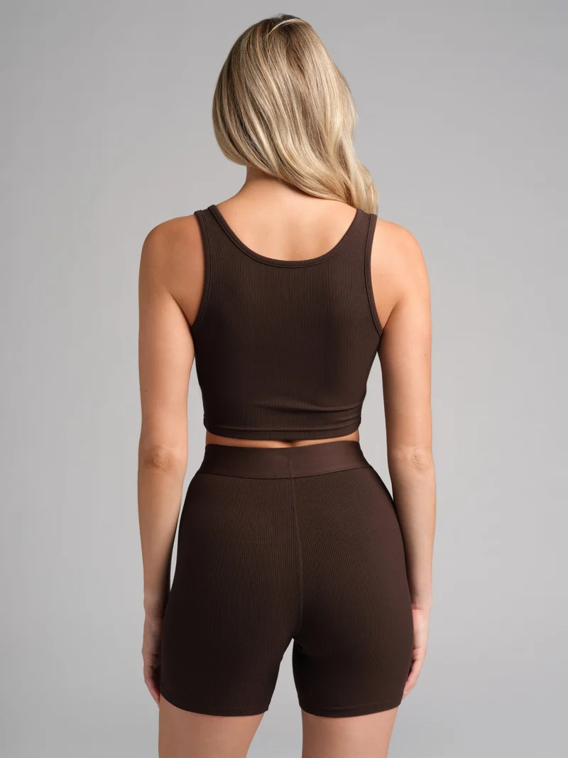 Rib Contour Crop Tank - Pre Order