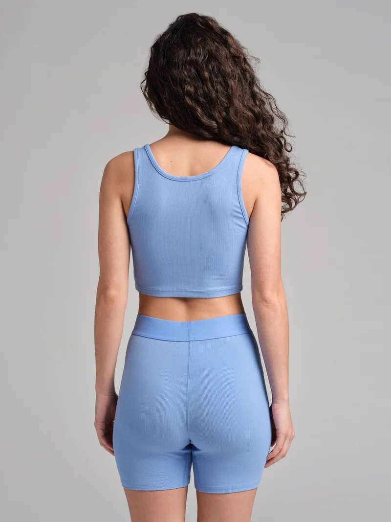 Rib Contour Crop Tank - Pre Order