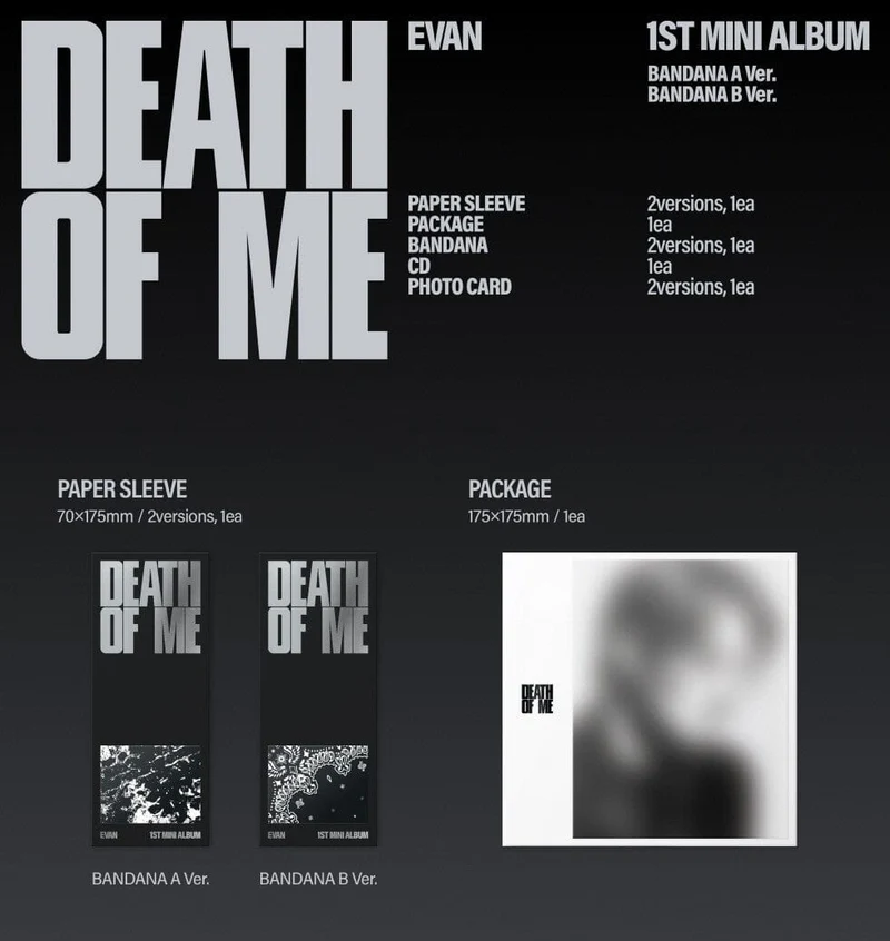 EVAN - DEATH OF ME (BANDANA VER.)