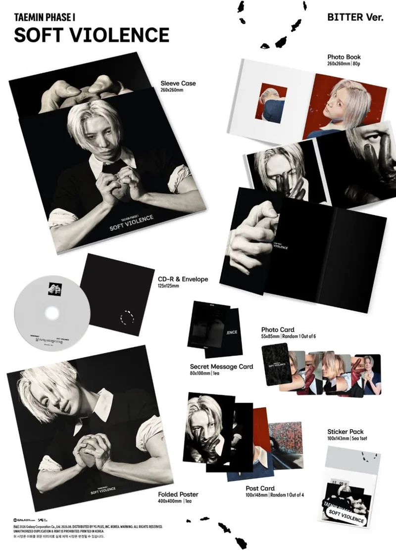 TAEMIN (SHINEE) - PHASE 1 : SOFT VIOLENCE (PHOTO BOOK VER.)