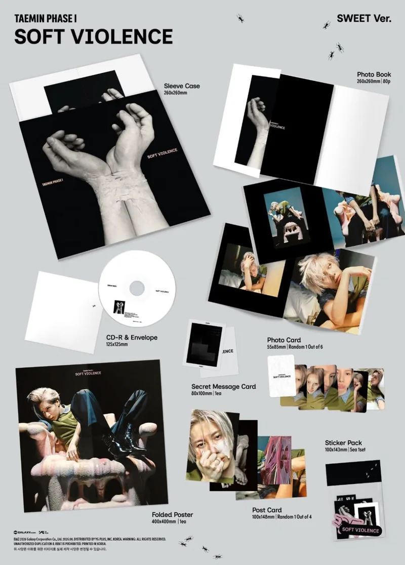 TAEMIN (SHINEE) - PHASE 1 : SOFT VIOLENCE (PHOTO BOOK VER.)